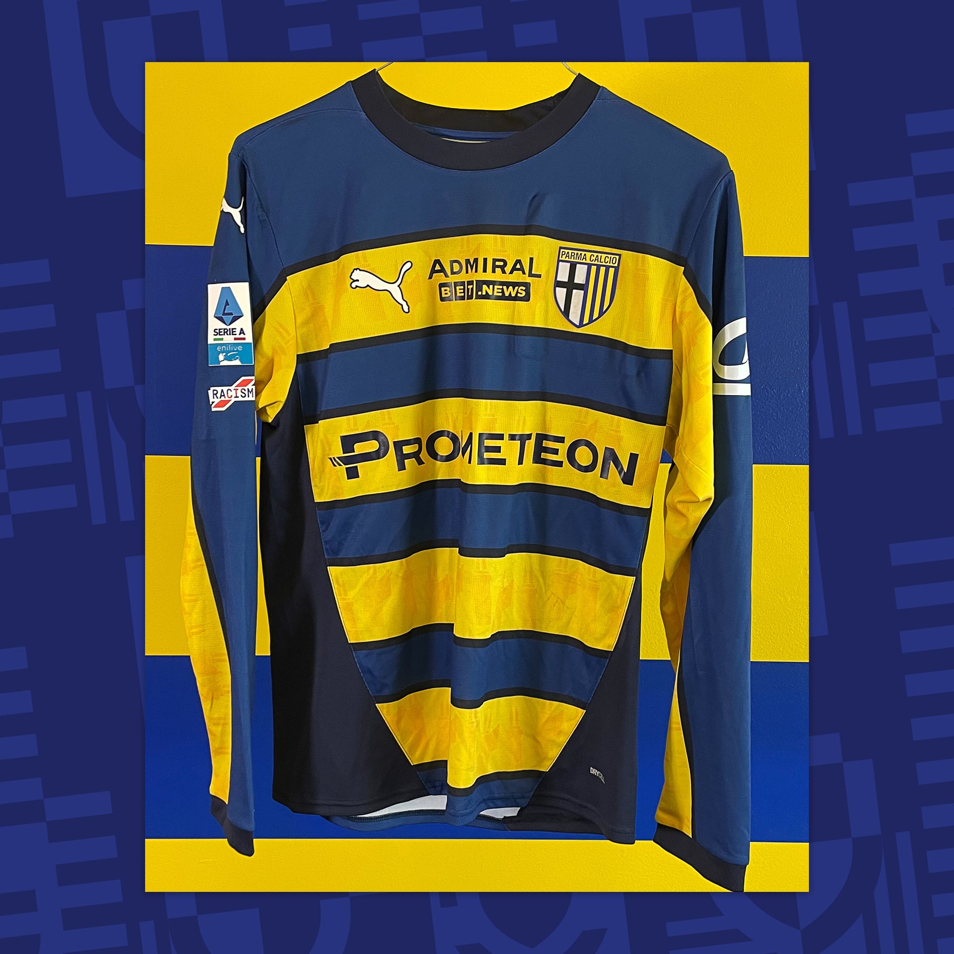 Match Worn by Estévez 8 Monza - Parma 15/03/2025