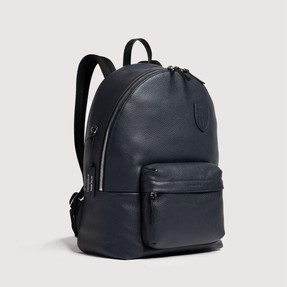 Zaino Coccinelle x Parma Calcio in pelle blu notte