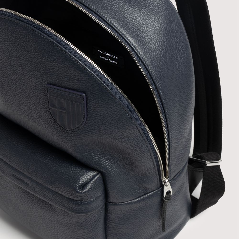 Zaino Coccinelle x Parma Calcio in pelle blu notte