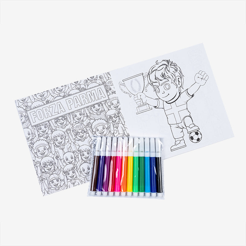 Album da colorare con pennarelli Parma Calcio