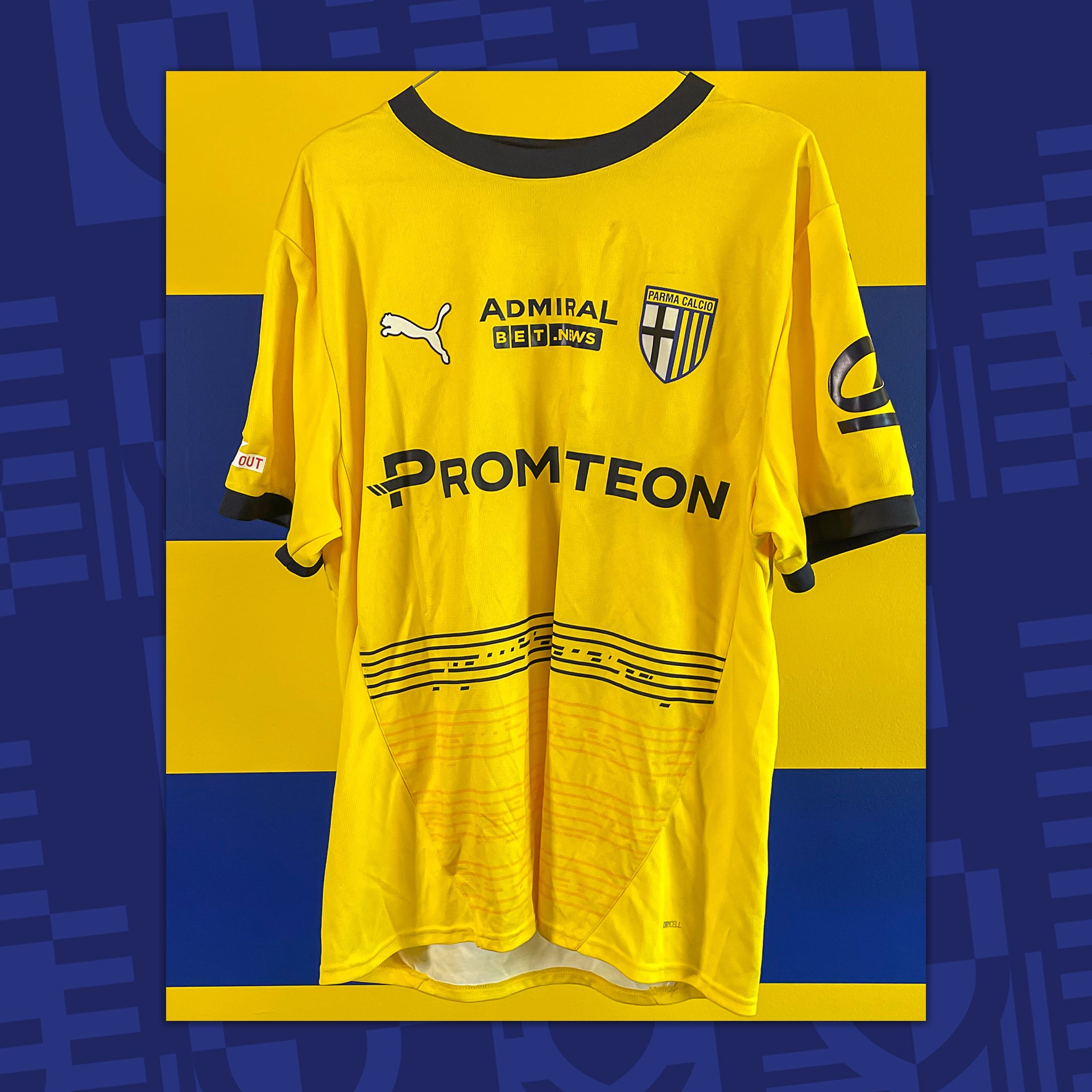 Match Worn by Sohm 19 Hellas Verona - Parma 31/03/2025