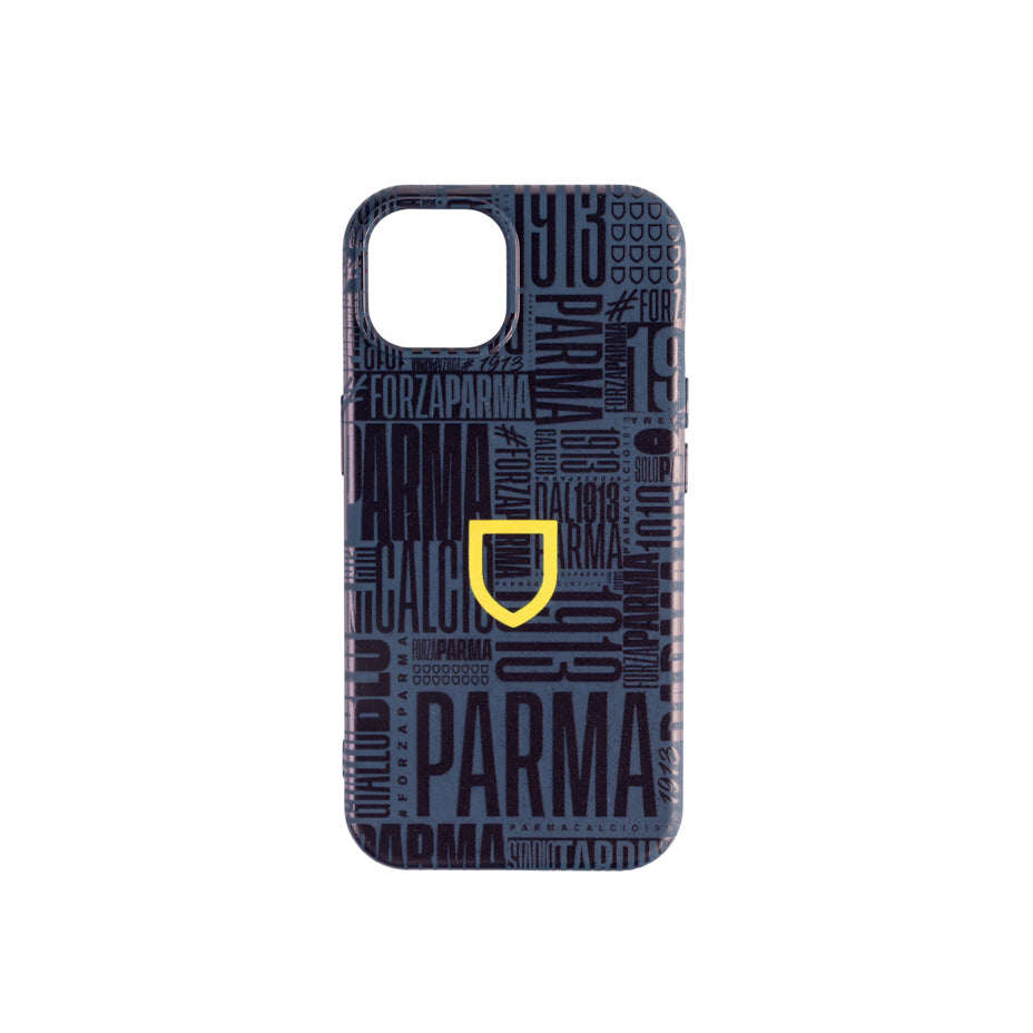 Cover iPhone texture blu Parma Calcio