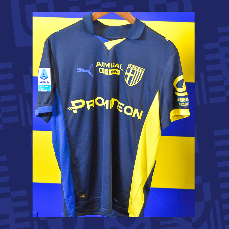Match Worn by Delprato 15 Parma - Napoli 12/04/2026