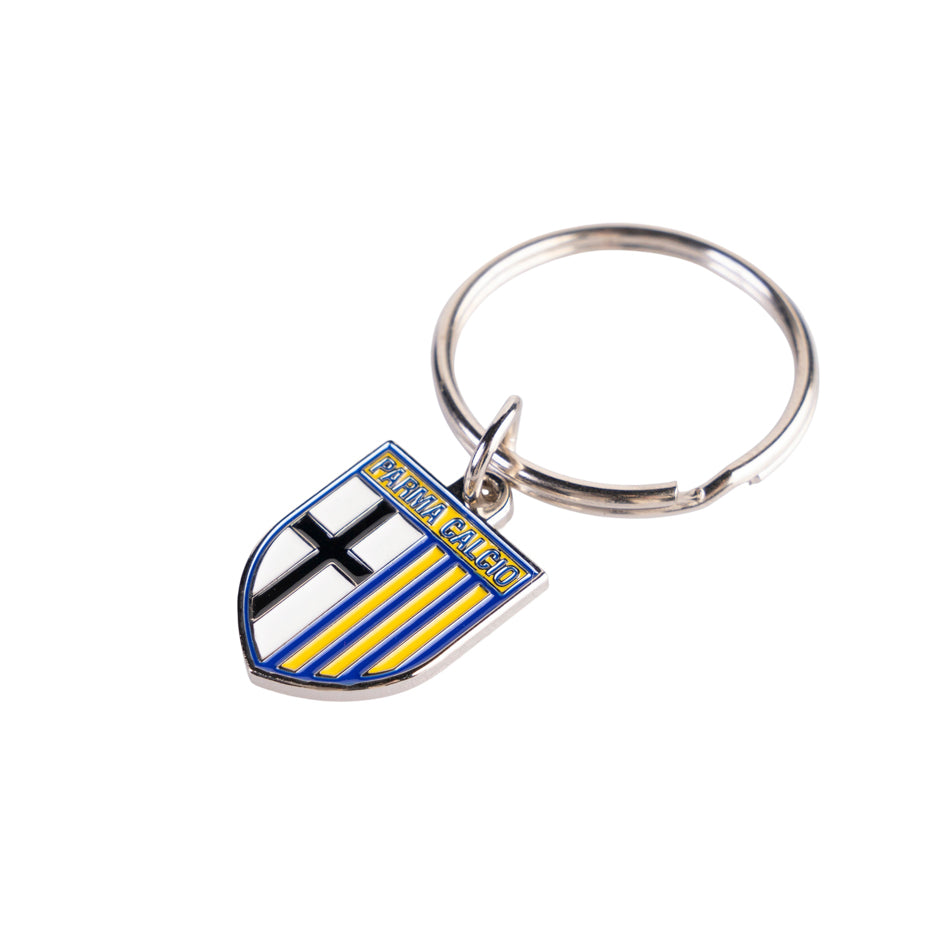 Portachiavi in metallo con logo Parma Calcio smaltato