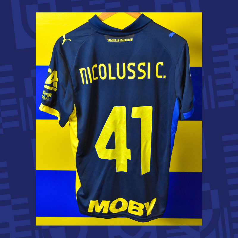 Match Worn by Nicolussi Caviglia 41 Parma - Napoli 12/04/2026