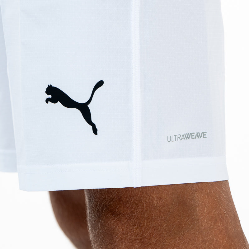 Pantaloncino gara adulto bianchi con logo Parma Calcio e Puma