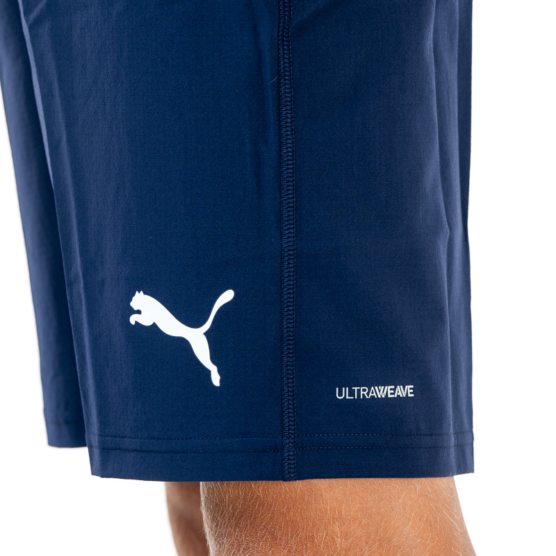 Pantaloncino gara adulto blu navy con logo Parma Calcio e Puma