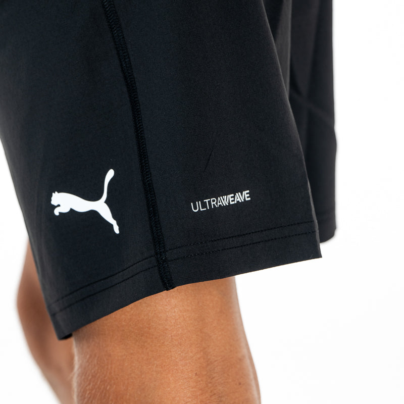 Pantaloncino gara junior neri con logo Parma Calcio e Puma