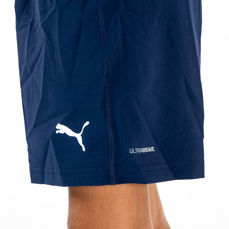 Pantaloncino gara junior blu navy con logo Parma Calcio e Puma