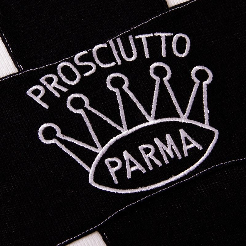 Maglia retro Parma Calcio 1982 bianca con croce nera