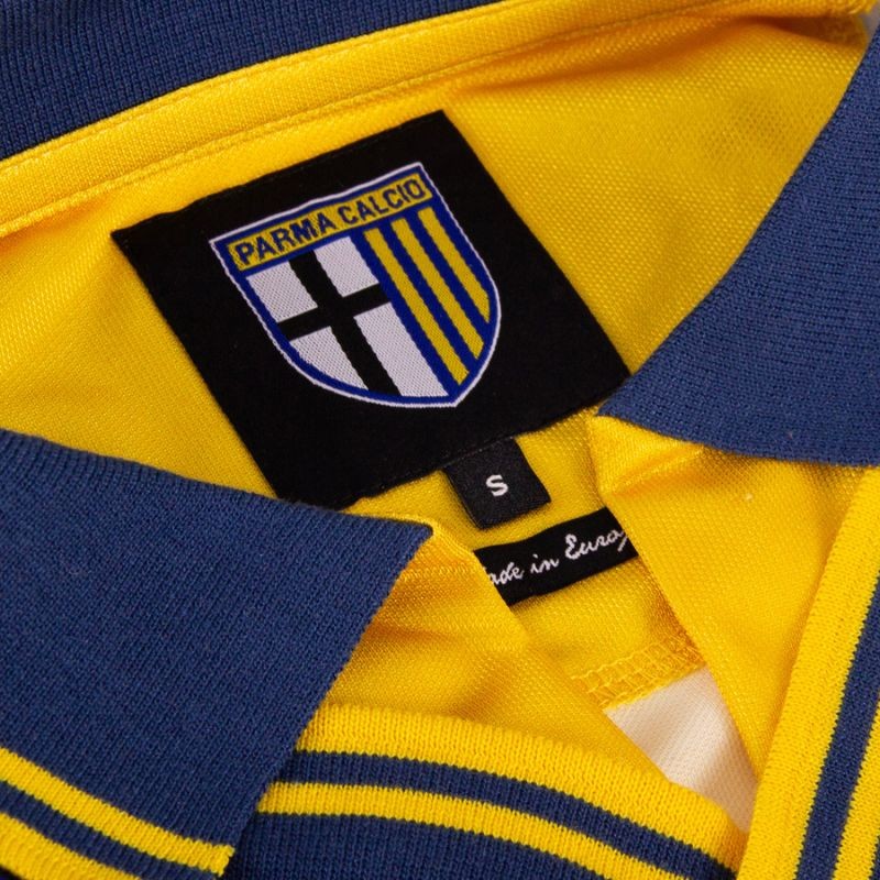 Maglia retro Parma Calcio 1999 righe gialle e blu