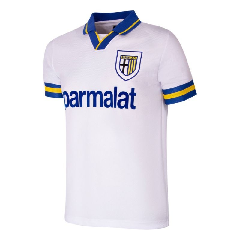 Maglia retro Parma Calcio 1994 bianca e blu