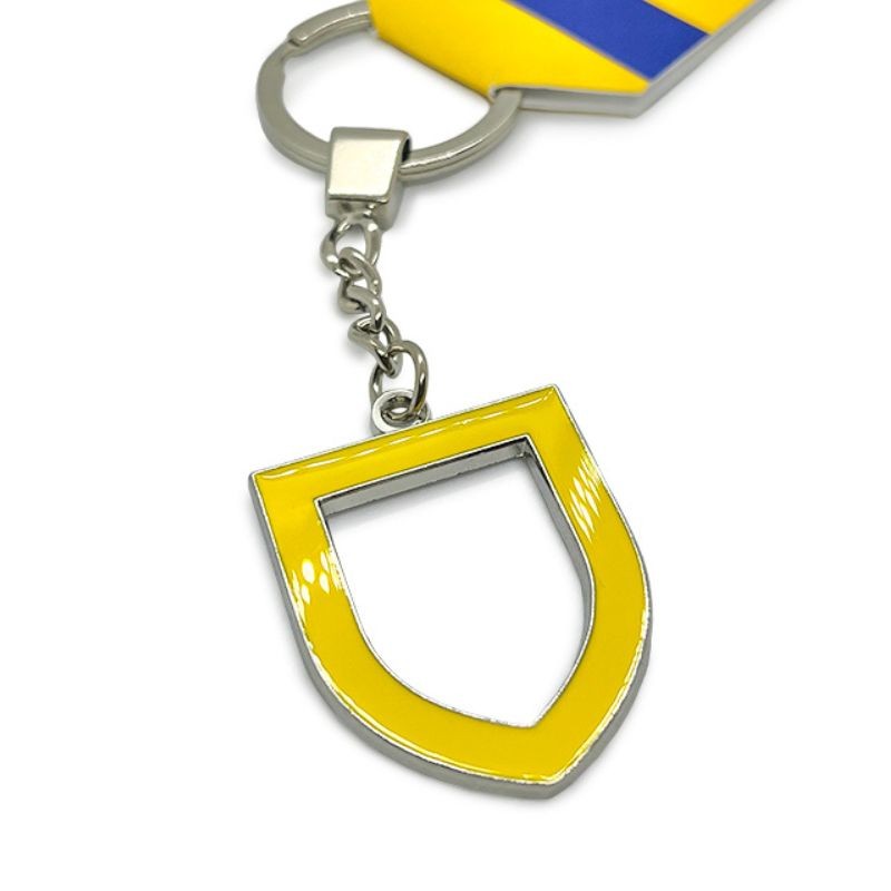 portachiavi scudo smaltato giallo Parma Calcio