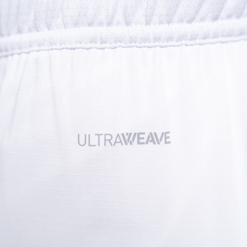 pantaloncini gara bianchi con logo Parma Calcio e Puma