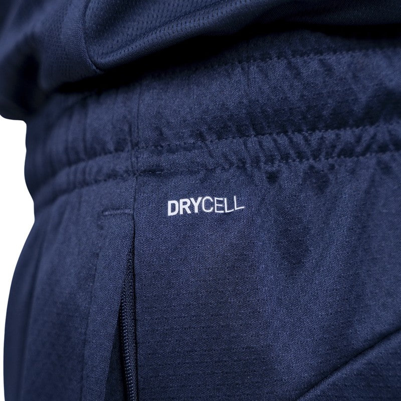 pantalone lungo blu training con tasche laterali e logo Parma Calcio dettaglio scritta Drycell
