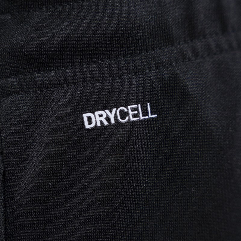 pantalone training donna nero con dettaglio scritta drycell