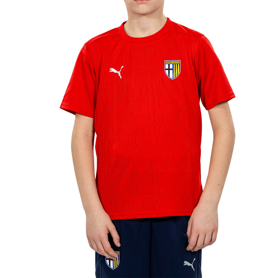 Maglia Training Junior Rossa Parma Calcio con manica corta