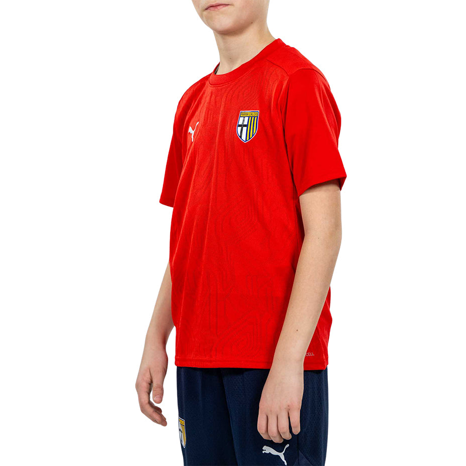 Maglia Training Junior Rossa Parma Calcio con manica corta