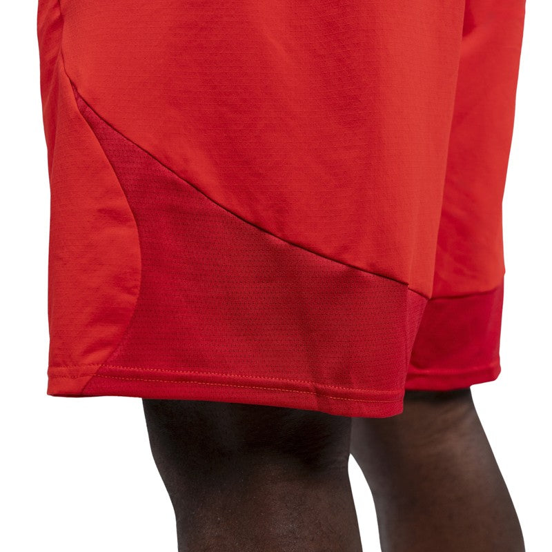 Pantaloncini rossi gara portiere con logo Parma calcio e Puma