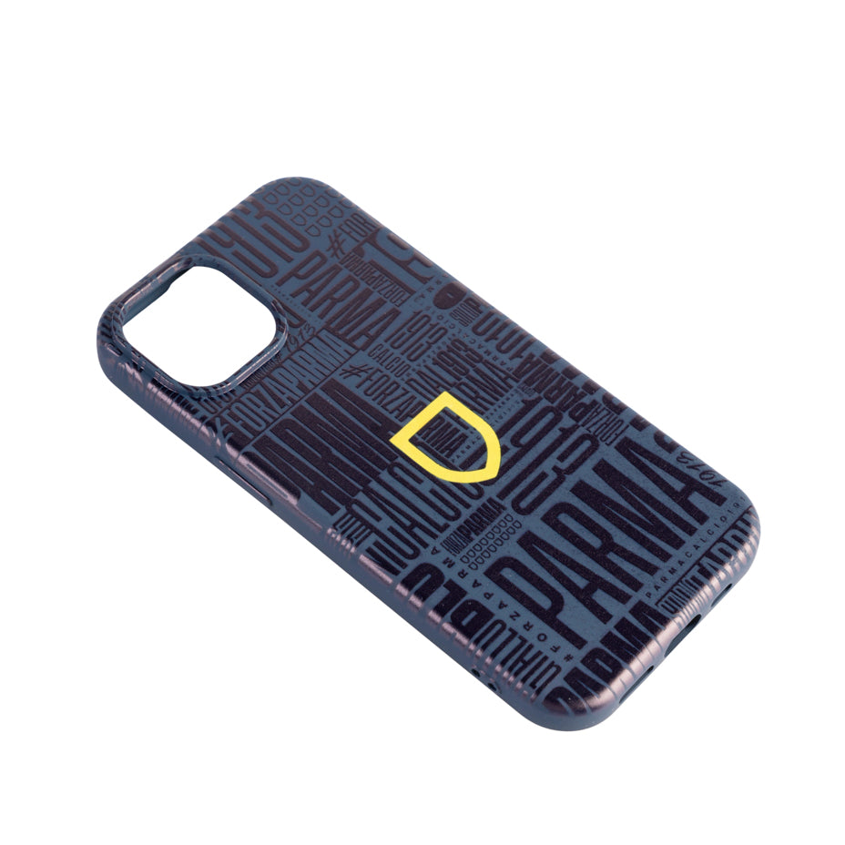 Cover iPhone texture blu Parma Calcio