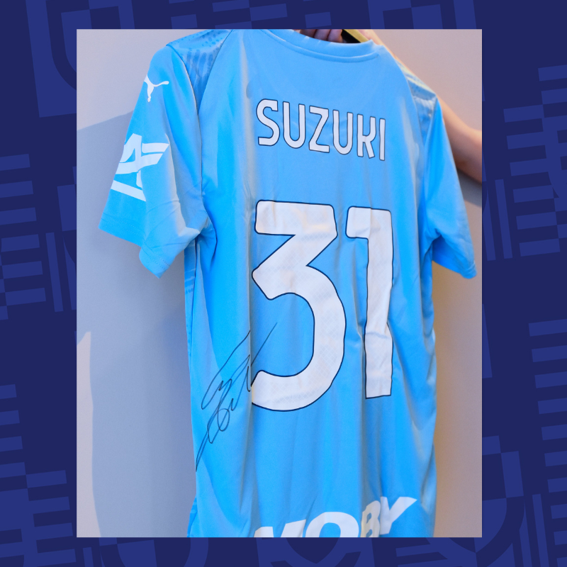 鈴木彩艶 #31 サイン入り 25/26 GKユニフォーム（Light Blue）｜パルマ