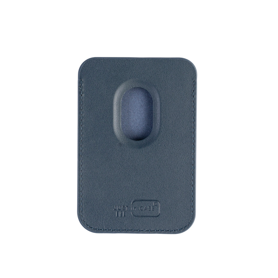 Portacarte magnetico con sfondo texture blu e logo scudetto stilizzato Parma Calcio