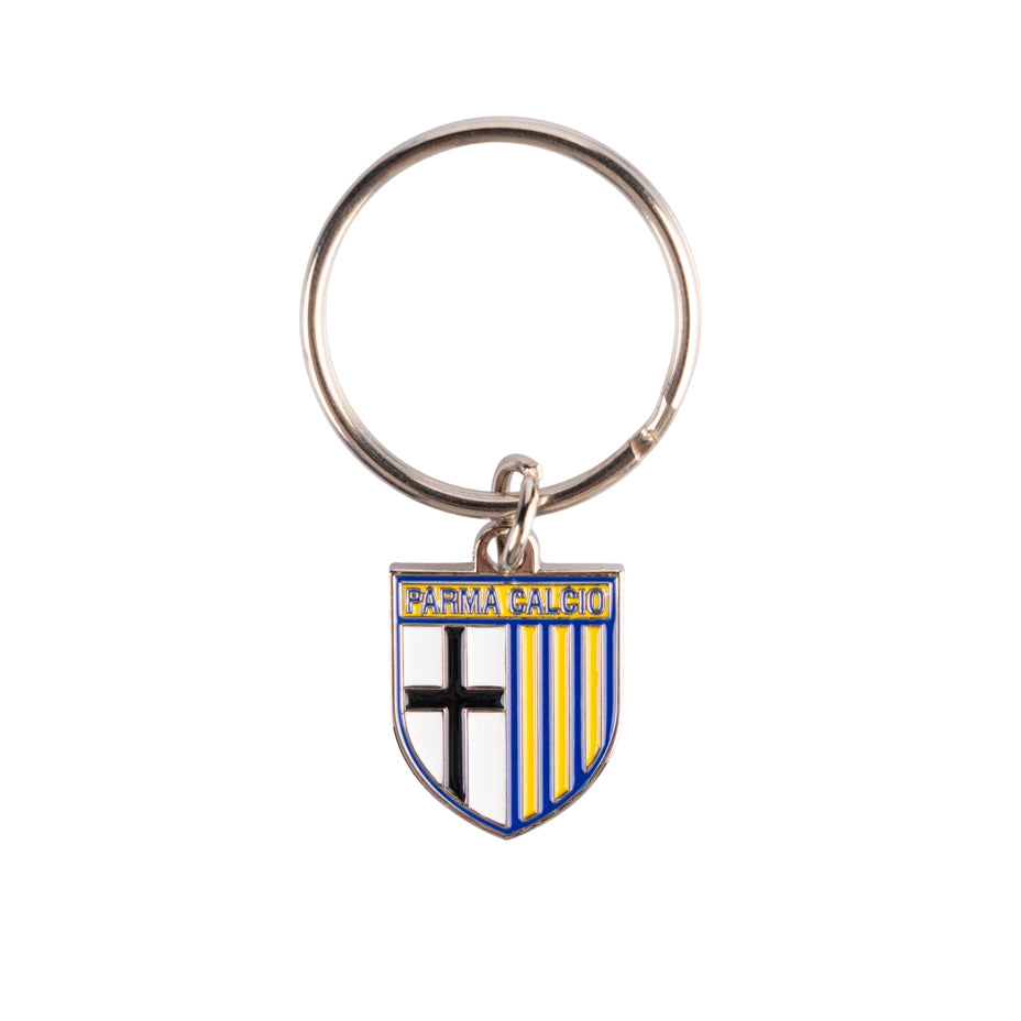 Portachiavi in metallo con logo Parma Calcio smaltato