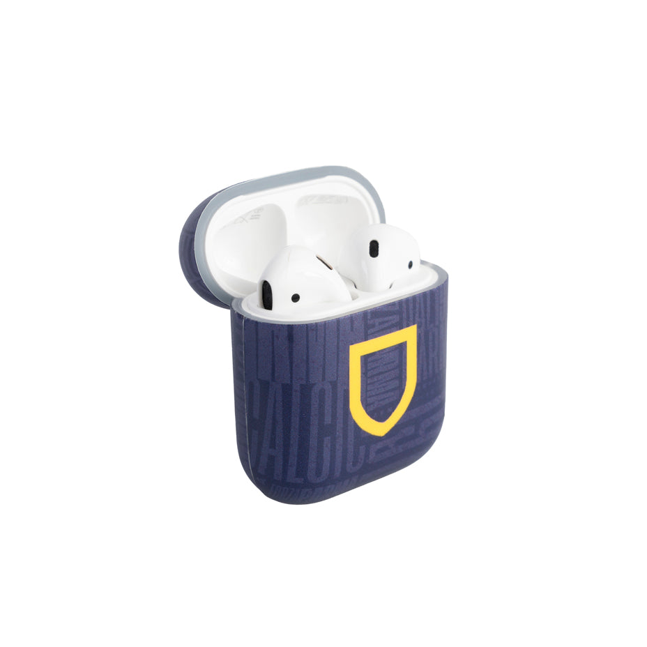 Cover EarPods Texture blu con scudetto giallo Parma Calcio