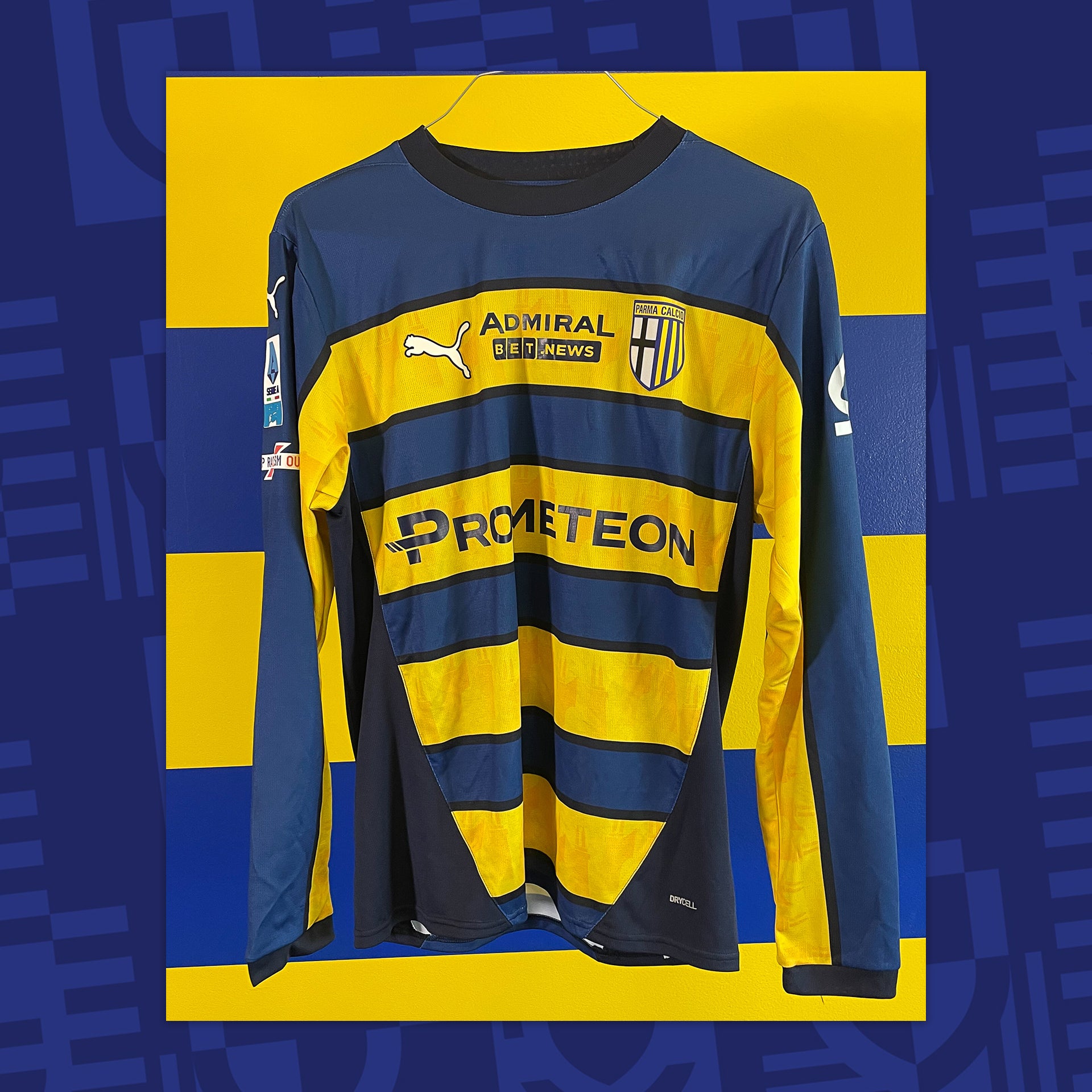 Match Worn by Man 98 Monza - Parma 15/03/2025