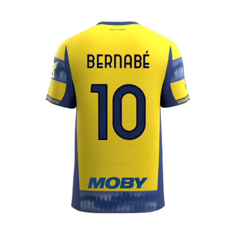 Maglia Junior Gara Parma Calcio Away 25/26 Bernabé 10