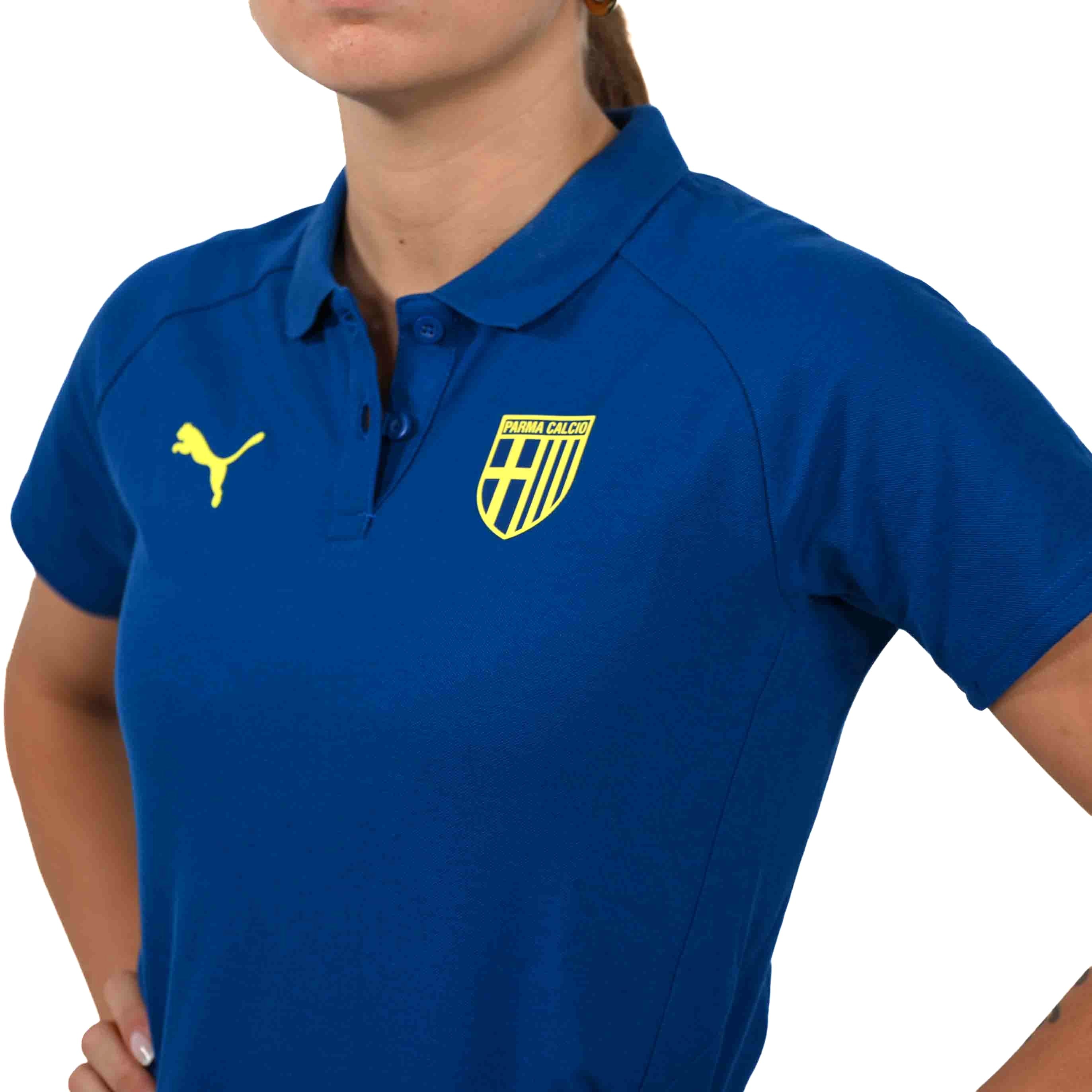Polo Woman EvoStripe Clyde Royal-Lemon Crush - Parma Calcio