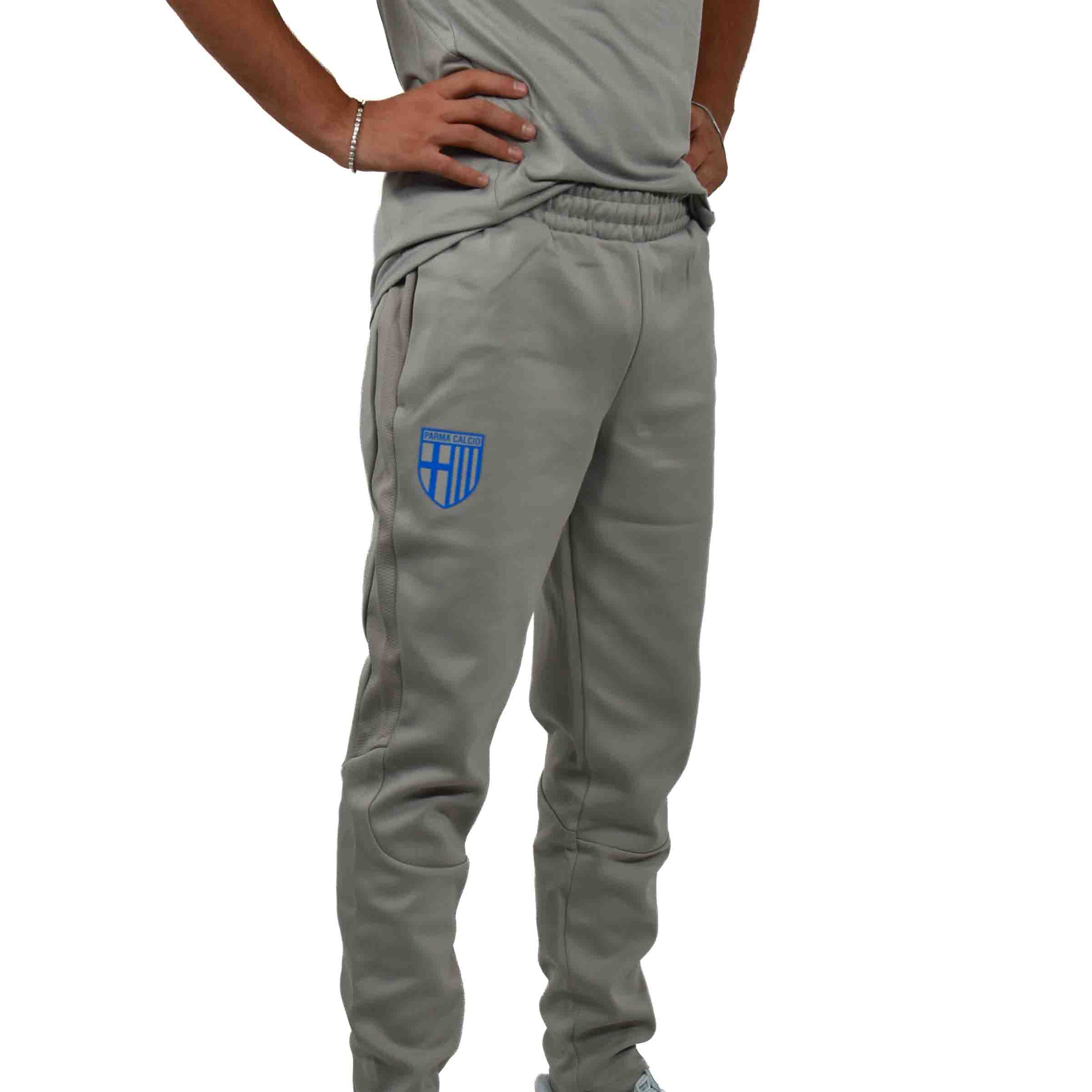 Pantalone EvoStripe Smokey Gray-Ultra Blue - Parma Calcio