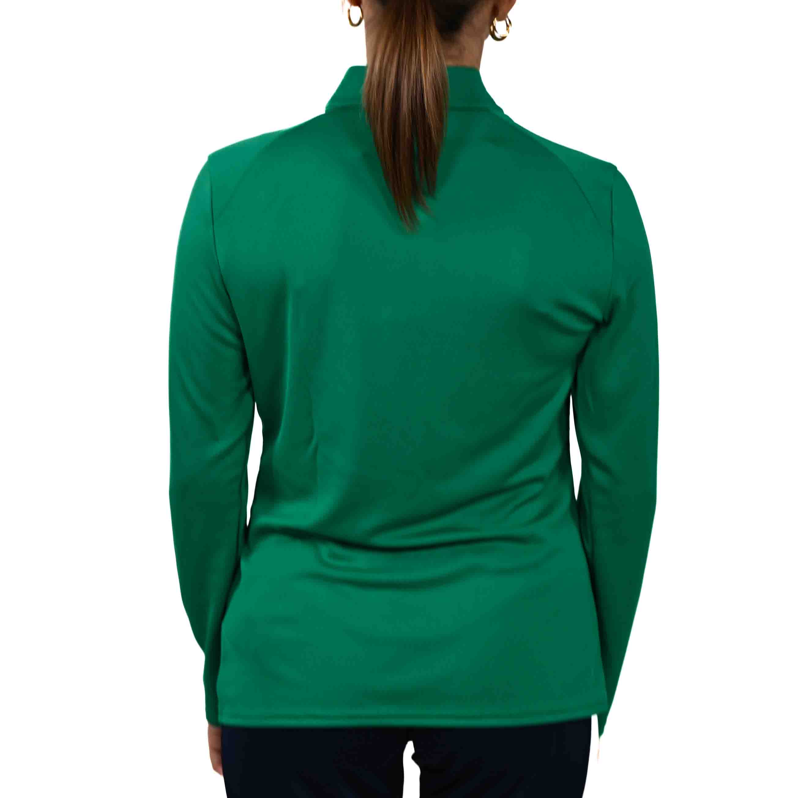 Felpa Woman 1/4 Zip Training Sport Green - Parma Calcio