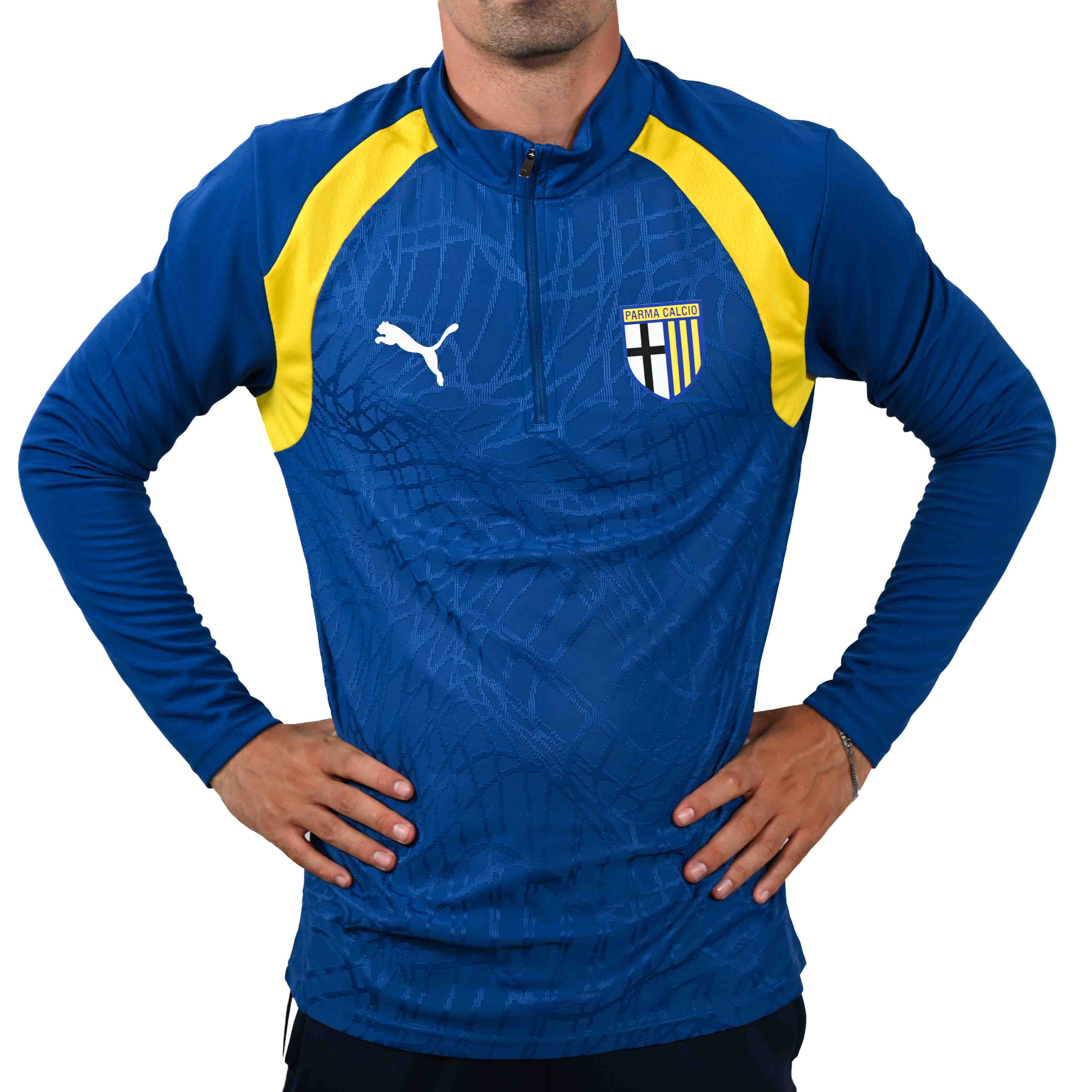 Felpa 1/4 Zip Training Clyde Royal - Faster Yellow - Parma Calcio