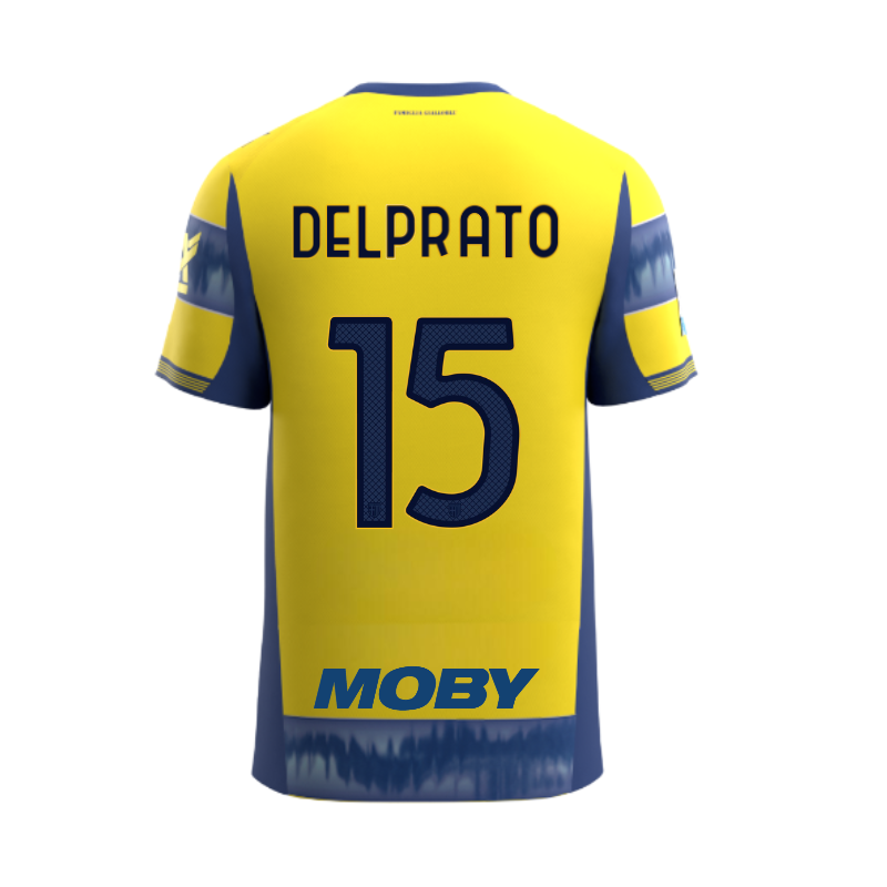 Maglia Junior Gara Parma Calcio Away 25/26 Delprato 15