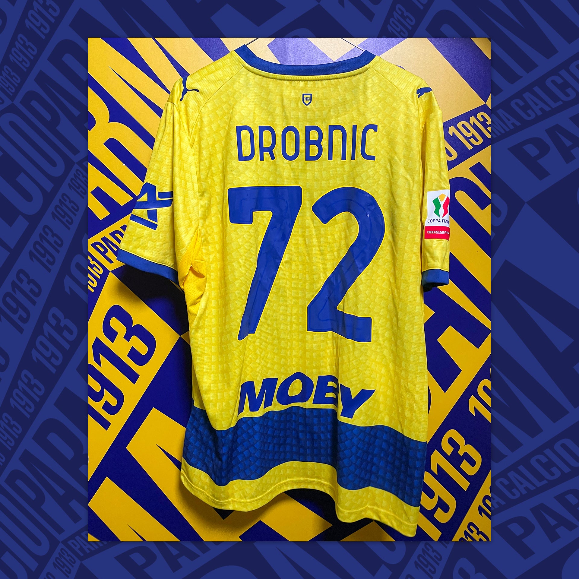 Match Worn by Drobnic 72 Parma - Cremonese 01/09/2026