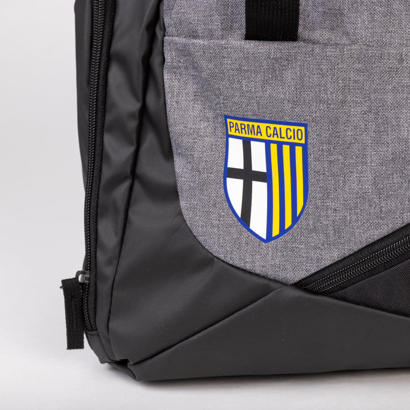 Foto dettaglio Borsone sportivo con logo Parma Calcio e cerniera laterale