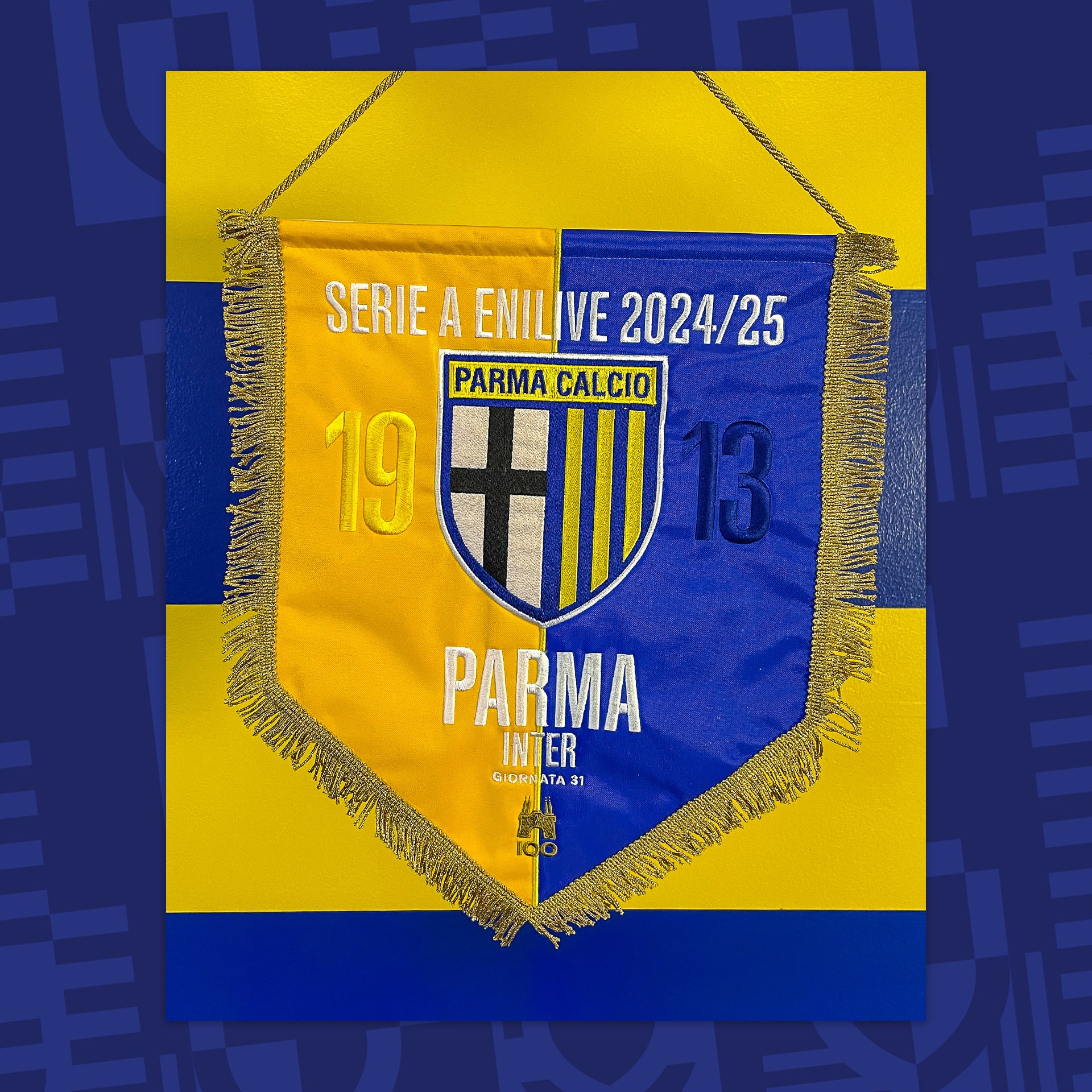 パルマ - インテル 2025年4月5日 署名ペナント