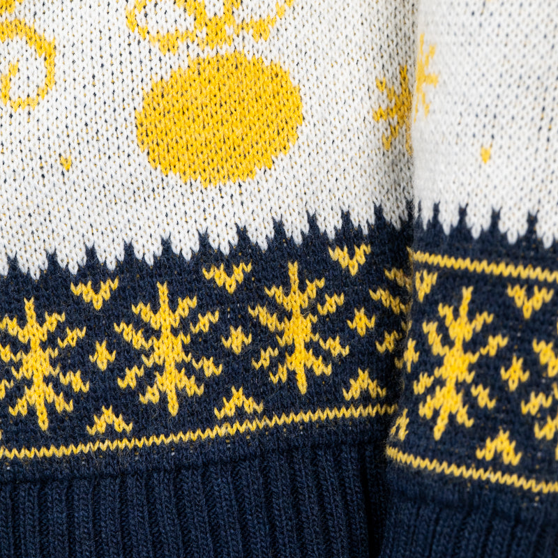 White and Blue Christmas Sweater 25/26 - Parma Calcio