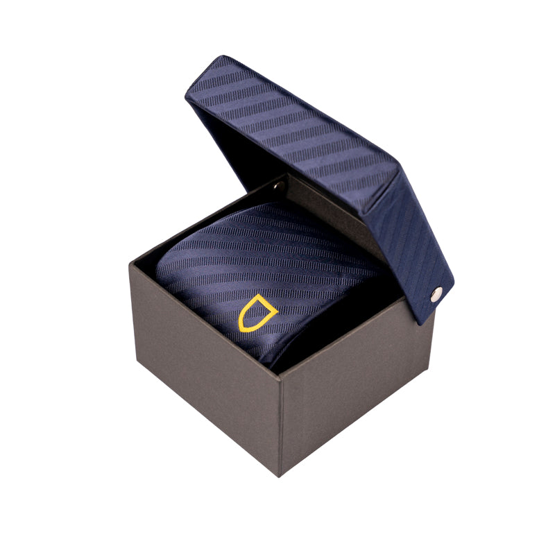 Cravatta blu con box Parma Calcio