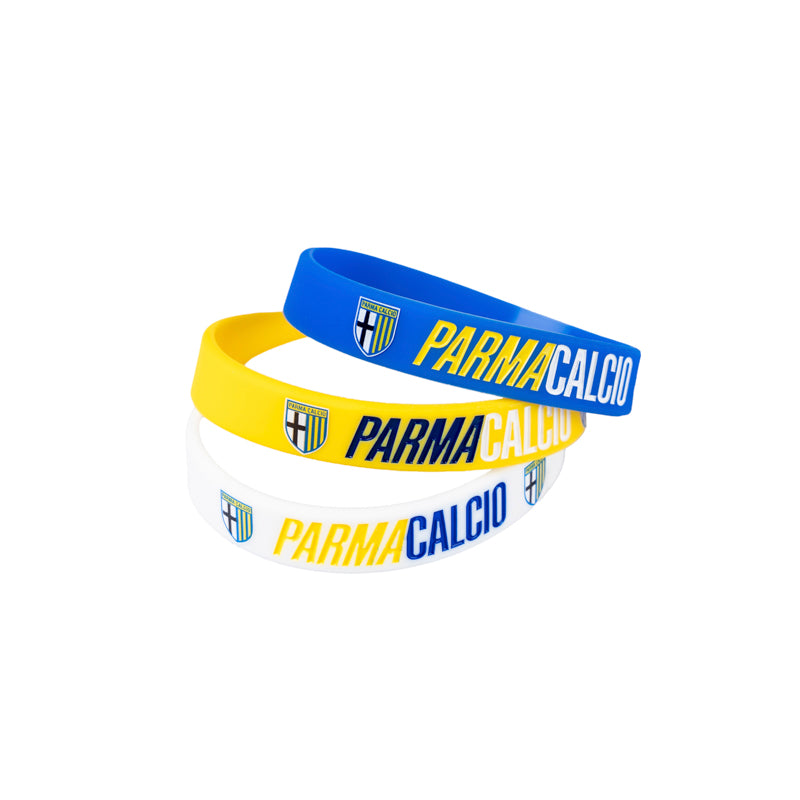Tris di bracciali in silicone Parma Calcio