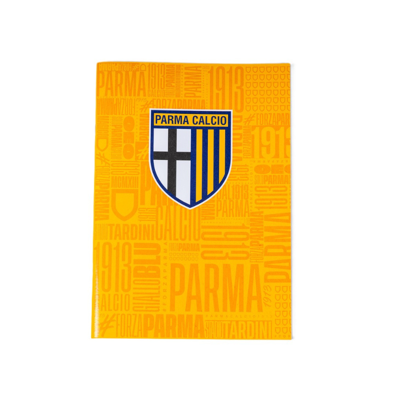 Quaderno a righe texture gialla - Parma Calcio
