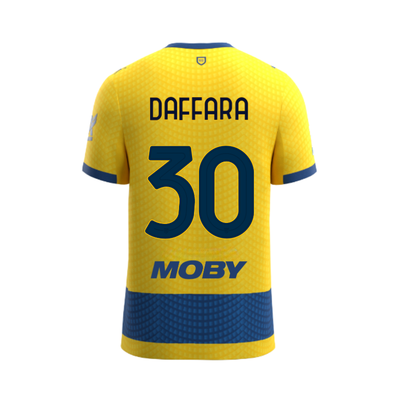 Parma Calcio 26/27 Junior Away Match Jersey Daffara 30