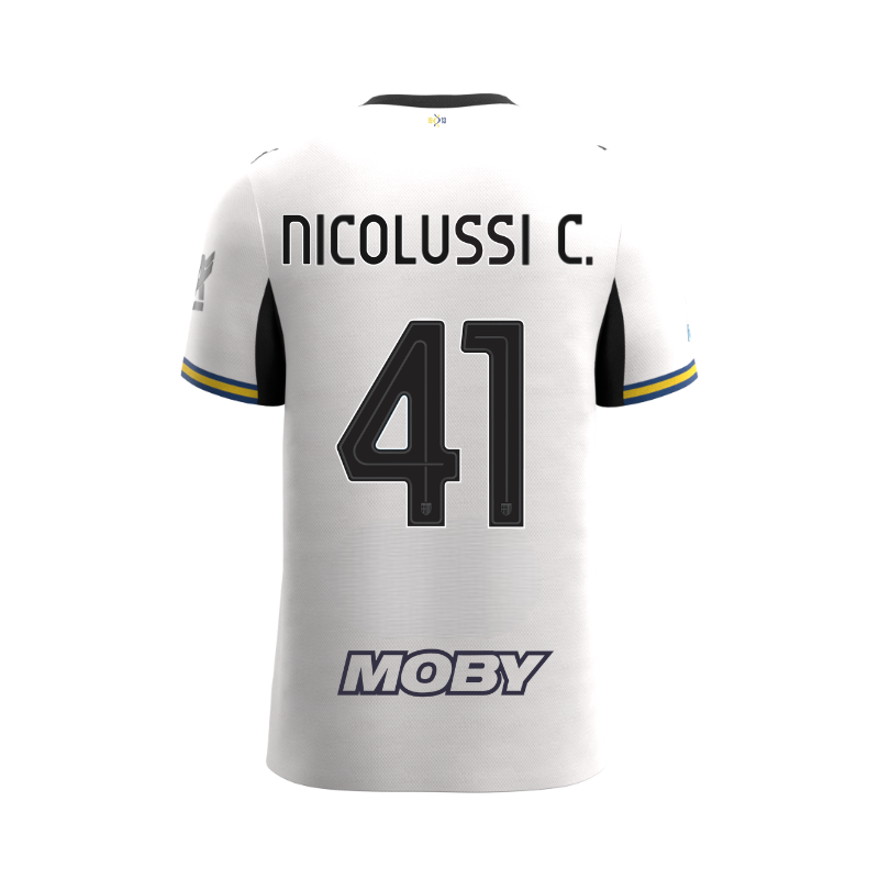 Maglia Junior Parma Calcio Gara Home 26/27 Nicolussi Caviglia 41