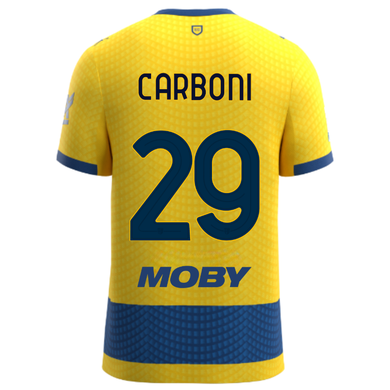 Parma Calcio 26/27 Away Match Jersey Carboni 29