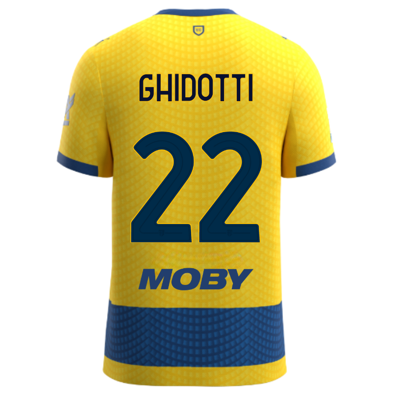 Parma Calcio 26/27 Away Match Jersey Ghidotti 22