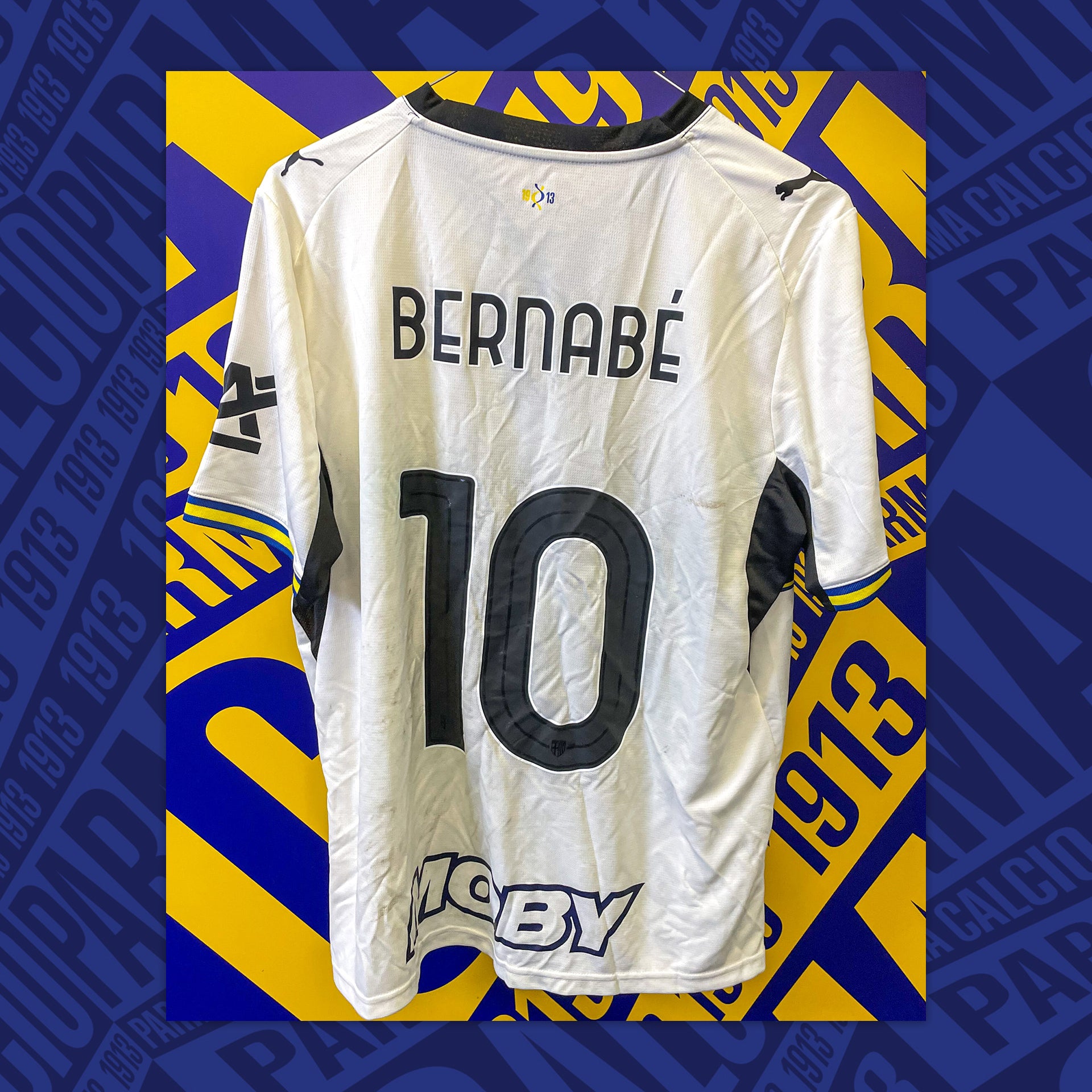 Match Worn by Bernabé 10 Parma - Cagliari 22/08/2026
