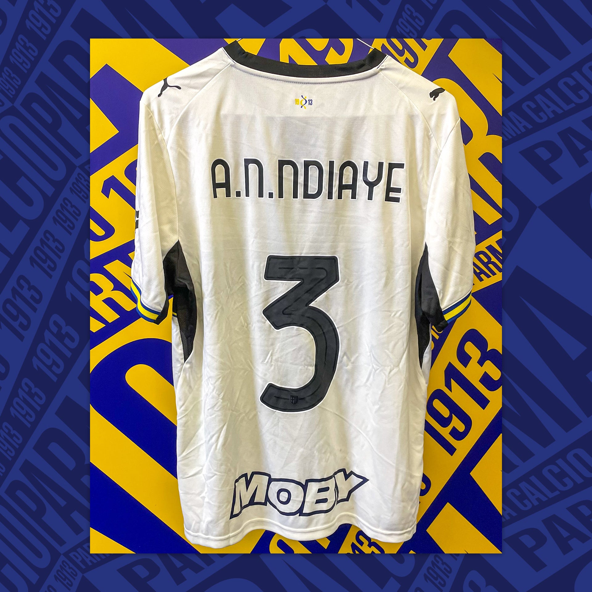 Match Worn by Ndiaye 3 Parma - Cagliari 22/08/2026