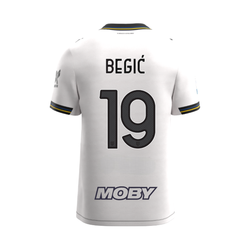Junior Home Match Jersey Parma Calcio 25/26 Begić 19