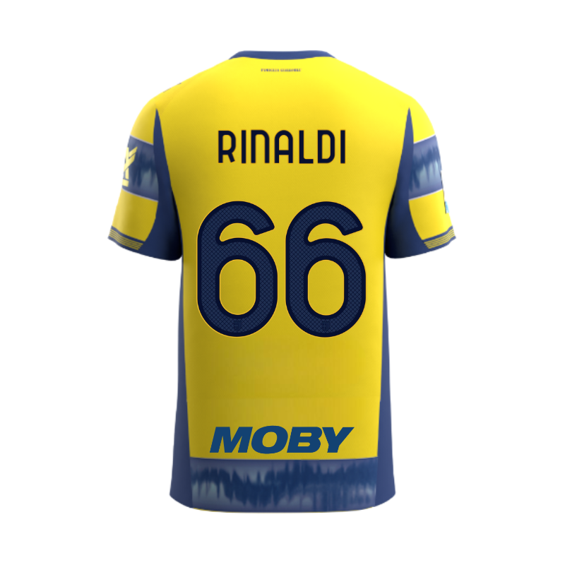 Junior Away Match Jersey Parma Calcio 25/26 Rinaldi 66